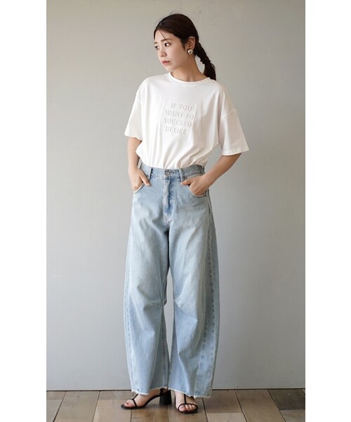 「e-zakkamania stores」 「maison de lallure」半袖Tシャツ フリー ホワイト系その他 レディース_画像2