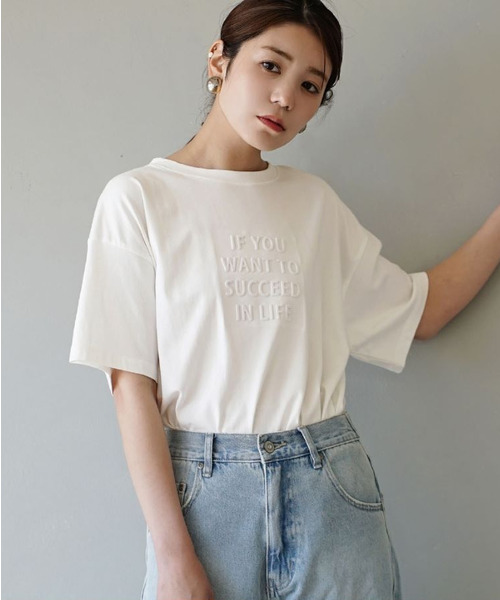 「e-zakkamania stores」 「maison de lallure」半袖Tシャツ フリー ホワイト系その他 レディース_画像4