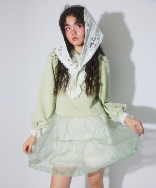 Candy Stripper（キャンディーストリッパー） ワンピース LACE COLLAR