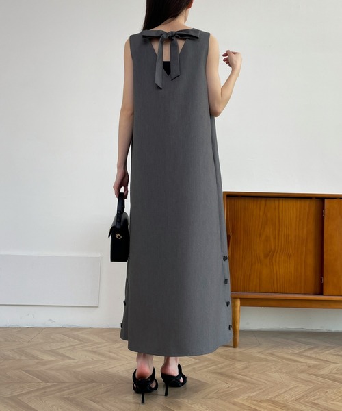 「emi+」 サロペットスカート L ブラック レディース_画像3