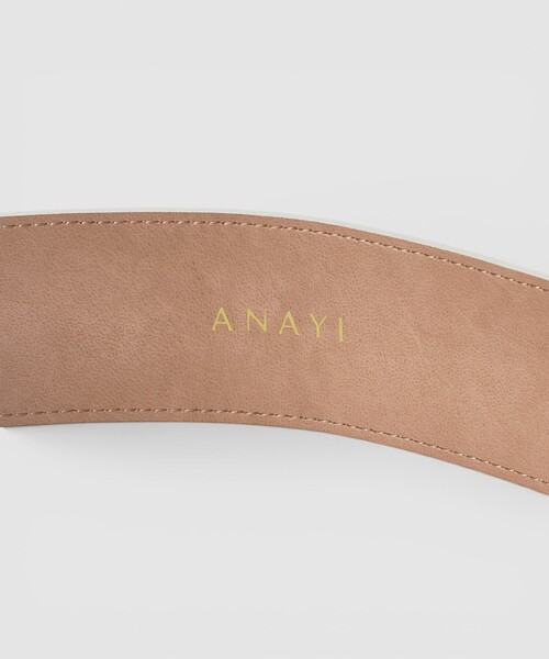 ANAYI（アナイ） ベルト ワイドバックルベルト レディース : ZOZOTOWN