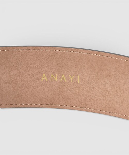 ANAYI（アナイ） ベルト ワイドバックルベルト レディース : ZOZOTOWN
