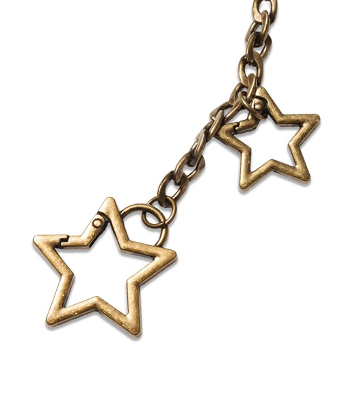 VELNUS キーホルダー 「VELNUS」Triple Star/Heart Carabiner Keychain