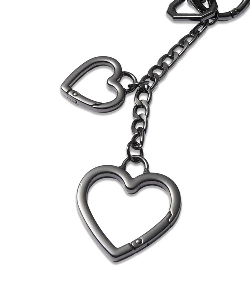VELNUS キーホルダー 「VELNUS」Triple Star/Heart Carabiner Keychain