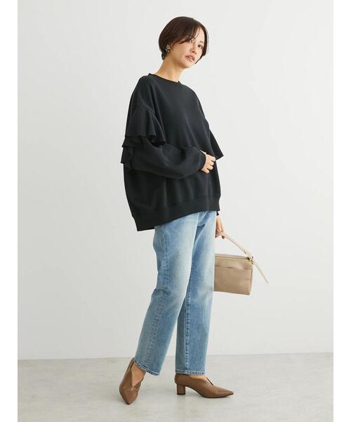 「Sugar spoon」 スウェットカットソー FREE チャコールグレー レディース_画像7