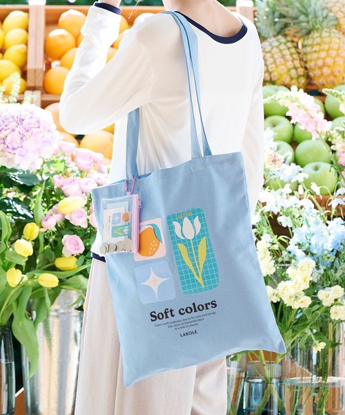 LAKOLE（ラコレ） トートバッグ 「入園入学にも」「FRUITS AND BLOOM