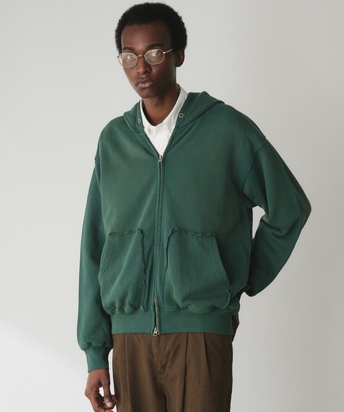 Adoon plain パーカー Double-Zip Colorway Hoodie / ダブルジップ裏毛