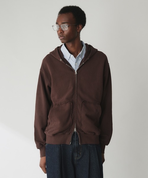 Adoon plain パーカー Double-Zip Colorway Hoodie / ダブルジップ裏毛