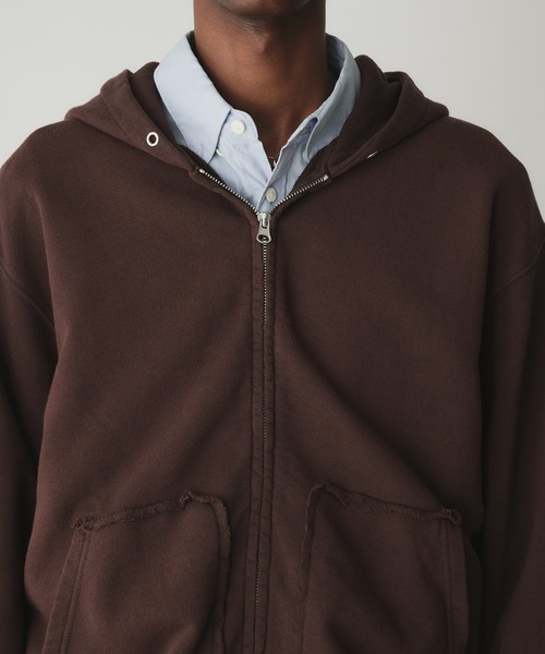 Adoon plain パーカー Double-Zip Colorway Hoodie / ダブルジップ裏毛