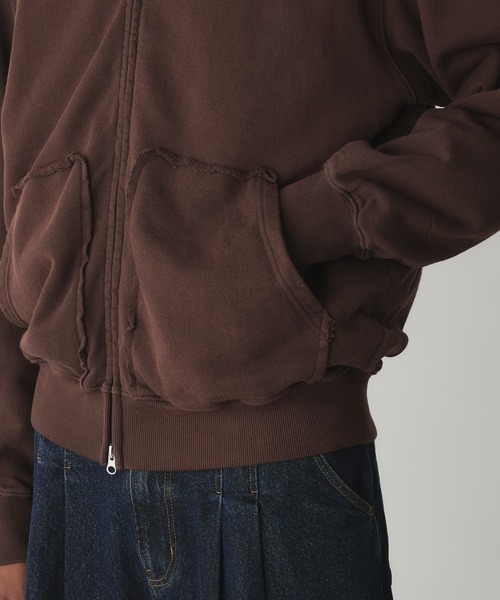 Adoon plain パーカー Double-Zip Colorway Hoodie / ダブルジップ裏毛