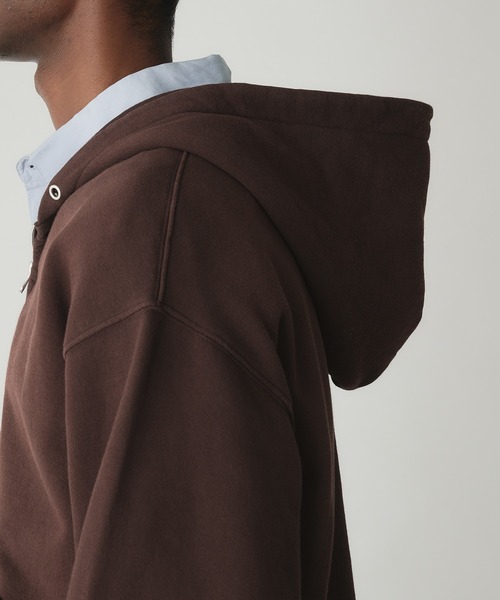 Adoon plain パーカー Double-Zip Colorway Hoodie / ダブルジップ裏毛
