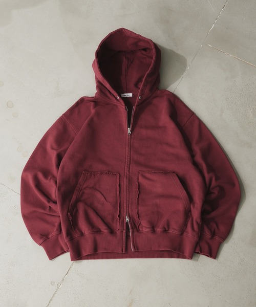 Adoon plain パーカー Double-Zip Colorway Hoodie / ダブルジップ裏毛