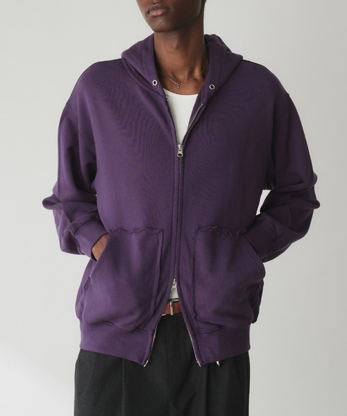 Adoon plain パーカー Double-Zip Colorway Hoodie / ダブルジップ裏毛