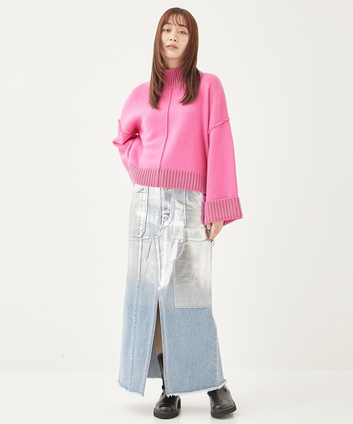 「PUBLIC TOKYO」 長袖ニット FREE アイボリー レディース_画像4