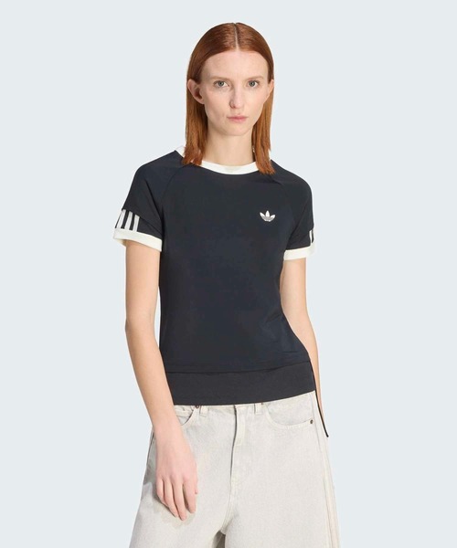 adidas ダブルレイヤー　Tシャツ　26ss 黒 adidas（アディダス） tシャツ ダブルレイヤー カリ Tシャツ
