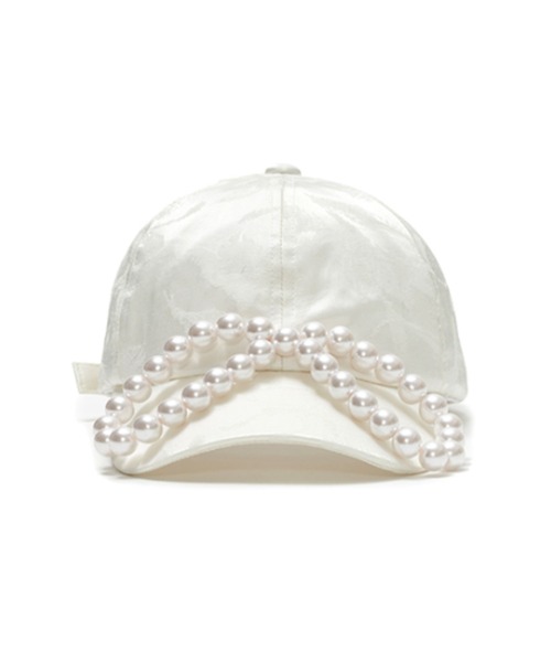 AWESOME NEEDS キャップ 帽子 BASIC BALL CAP_RIBBON SILK レディース