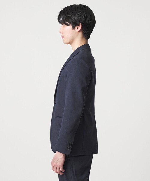 【NAVY】ブッチャー 2ボタンジャケット-セットアップ対応-<A DAY IN THE LIFE> A DAY IN THE LIFE ジャケット テーラードジャケット バーズアイ 2