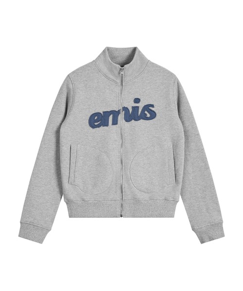 emis トレーナー スウェット (W) LETTERING LOGO SWEAT ZIP-UP