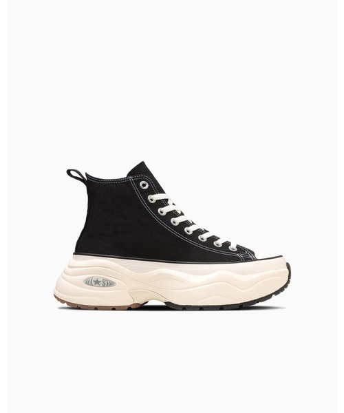 「CONVERSE ALL STAR」 ハイカットスニーカー 6.5 ブラック メンズ_画像2