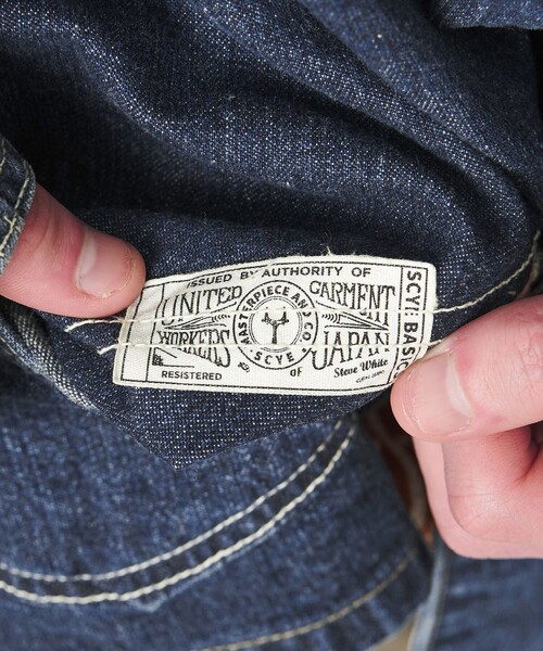 カバーオール 「Lee x Scye for UNITED ARROWS」 LOCO JACKET/ユーズドウォッシュ カバーオール メンズの画像