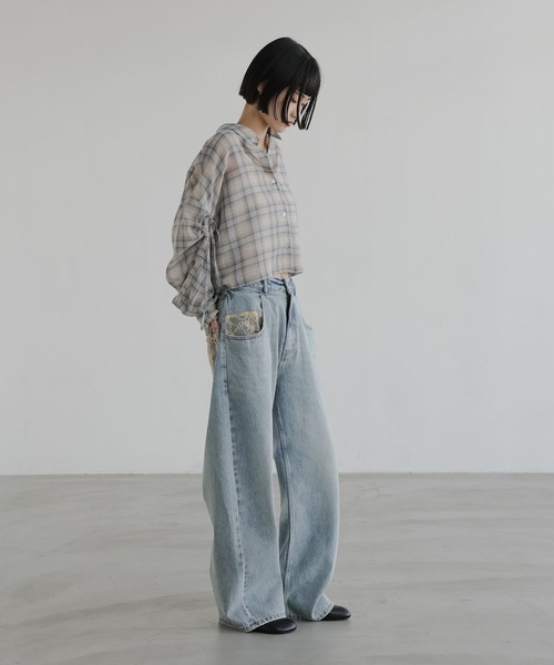 LOWRYS FARM（ローリーズファーム） ブラウス シャツ シアーチェック