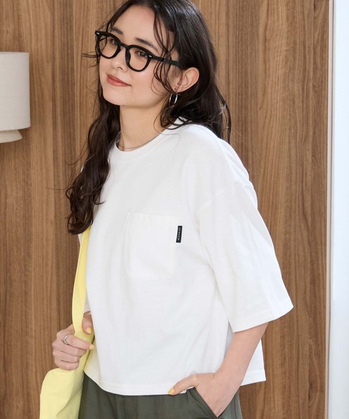 THE CRAFT CREW PRODUCTS tシャツ オーバーサイズ クロップド ポケット