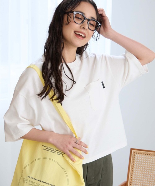THE CRAFT CREW PRODUCTS tシャツ オーバーサイズ クロップド ポケット