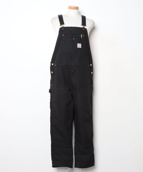 Carhartt ブラック オーバーオール Carhartt（カーハート） オーバーオール 40 ブラック メンズ