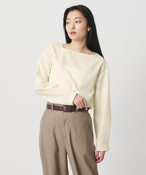 UNITED ARROWS   ブラウス   ショールブラウス　マスタード 気になる二の腕対策】大人女子におすすめ一枚着ブラウス｜ブログ