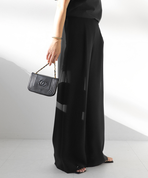 「Deuxieme Classe」 「EVERYDAY I LIKE.」パンツ 34 ブラック レディース