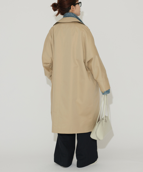 【定価4.2万】未使用✨スピックアンドスパン ワイドトレンチコート ロング M Spick＆Span（スピック アンド スパン） トレンチコート コート 「新色