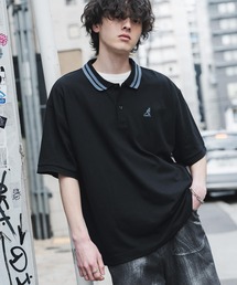 kolor カラー 22SS Peロゴ鹿の子ポロシャツ オーバーサイズポロ KANGOL（カンゴール） ポロシャツ 半袖 新色追加 別注コラボ 接触冷感