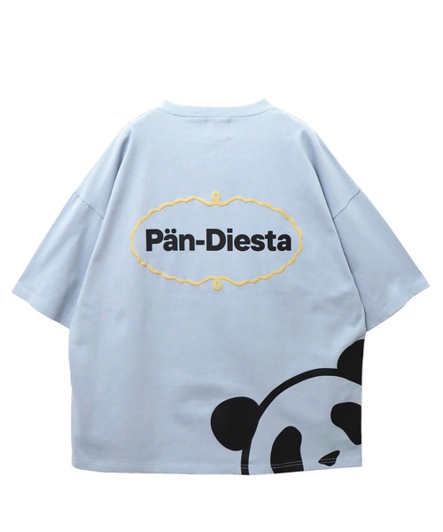 「PANDIESTA」 半袖Tシャツ M サックスブルー メンズ_画像6