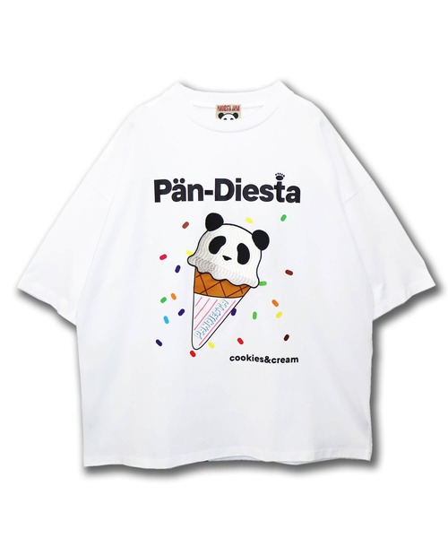 「PANDIESTA」 半袖Tシャツ M サックスブルー メンズ_画像9