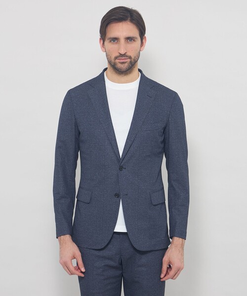 ジャケット テーラードジャケット 「BREASY JACKET」トリコットプリントセットアップジャケット メンズの画像