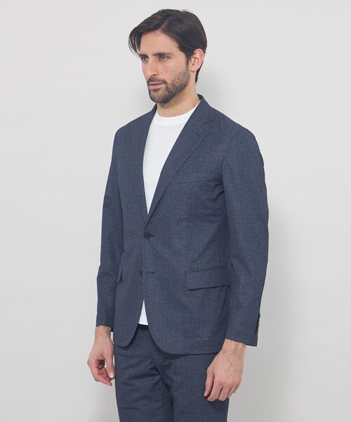 ジャケット テーラードジャケット 「BREASY JACKET」トリコットプリントセットアップジャケット メンズの画像