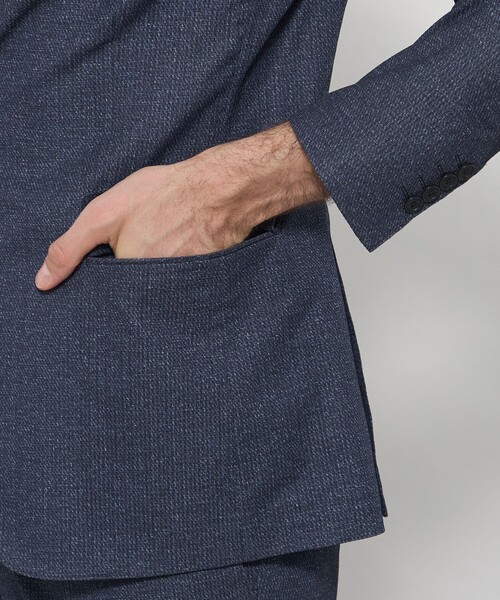 ジャケット テーラードジャケット 「BREASY JACKET」トリコットプリントセットアップジャケット メンズの画像