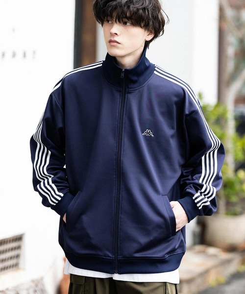 Kappa（カッパ） ジャージブルゾン M ネイビー メンズ : ZOZOTOWN