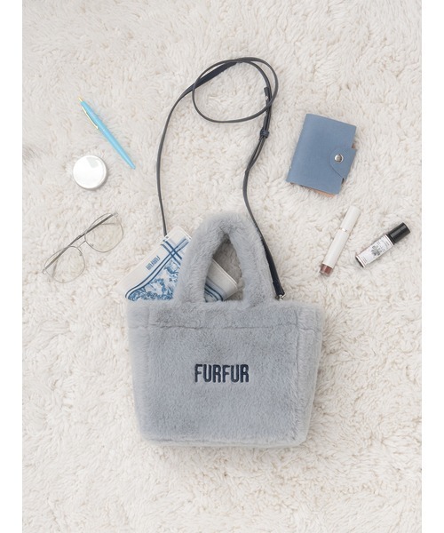 「FURFUR」 2WAYバッグ FREE グレー レディース_画像4
