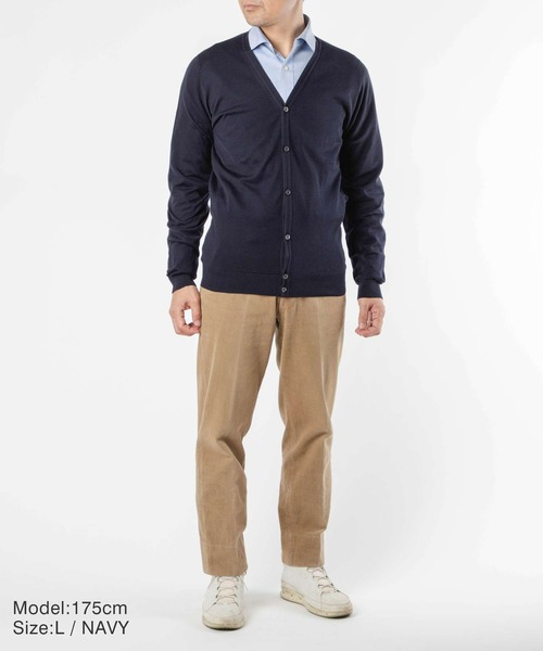 ジョンスメドレー　ニットカーディガン　XL JOHN SMEDLEY（ジョンスメドレー） ニットカーディガン X-LARGE