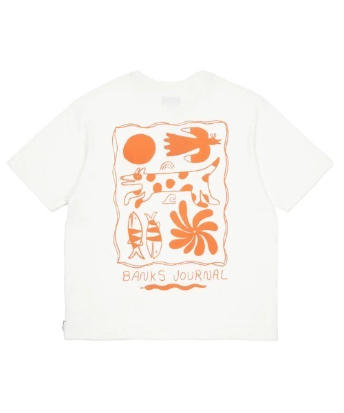 「BANKS」 半袖Tシャツ MEDIUM オフホワイト メンズ_画像3