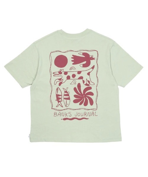 「BANKS」 半袖Tシャツ MEDIUM オフホワイト メンズ_画像4