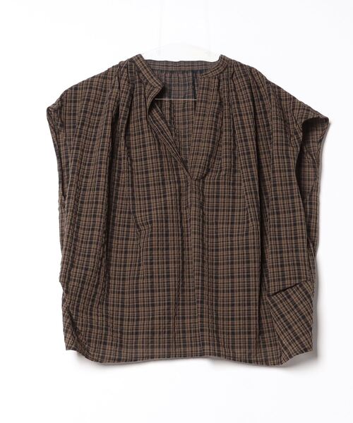 「quaranciel」 半袖ブラウス ONE SIZE オリーブ レディース_画像2
