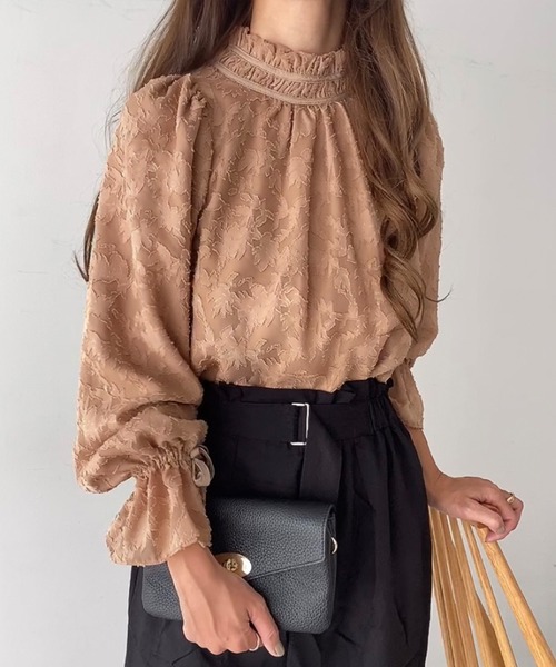 「FILLOU」 長袖ブラウス MEDIUM クリーム レディース_画像4