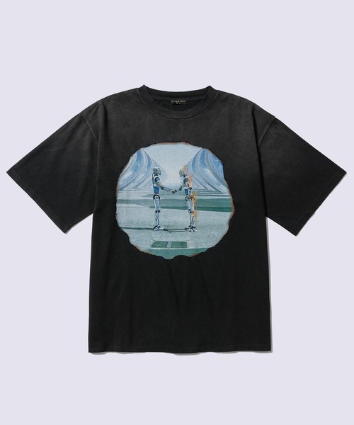 F-LAGSTUF-F（フラグスタフ） tシャツ 「FLAGSTUFF」HAND SHAKE TEE