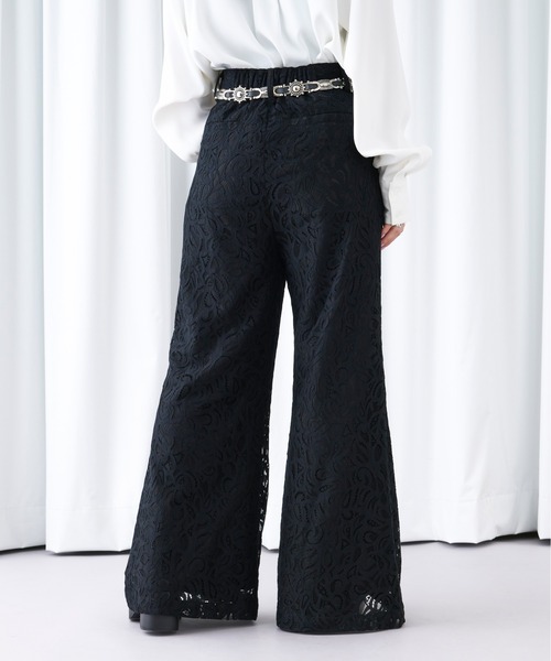 「Ellno Loset」 パンツ X-SMALL パープル メンズ_画像7
