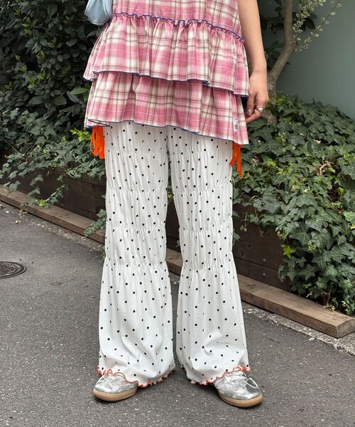 「HELLO.SANFRANCISCO」 イージーパンツ SMALL ブラック レディース_画像3