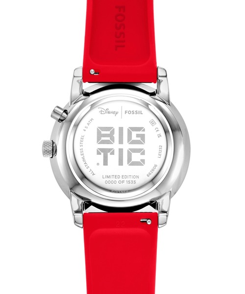 FOSSIL BIGTIC 腕時計 メンズ 赤 稼働品 新品電池 BG-1057 FOSSIL（フォッシル） 腕時計 | ディズニー Disney x Fossil Mickey