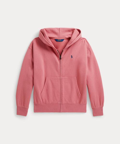 Ralph Lauren ピンクパーカー フード付き Polo Ralph Lauren Childrenswear ラルフローレン パーカー フリース
