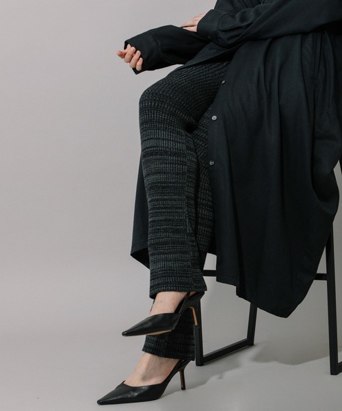 「Munich」 イージーパンツ ONE SIZE パープル レディース_画像4